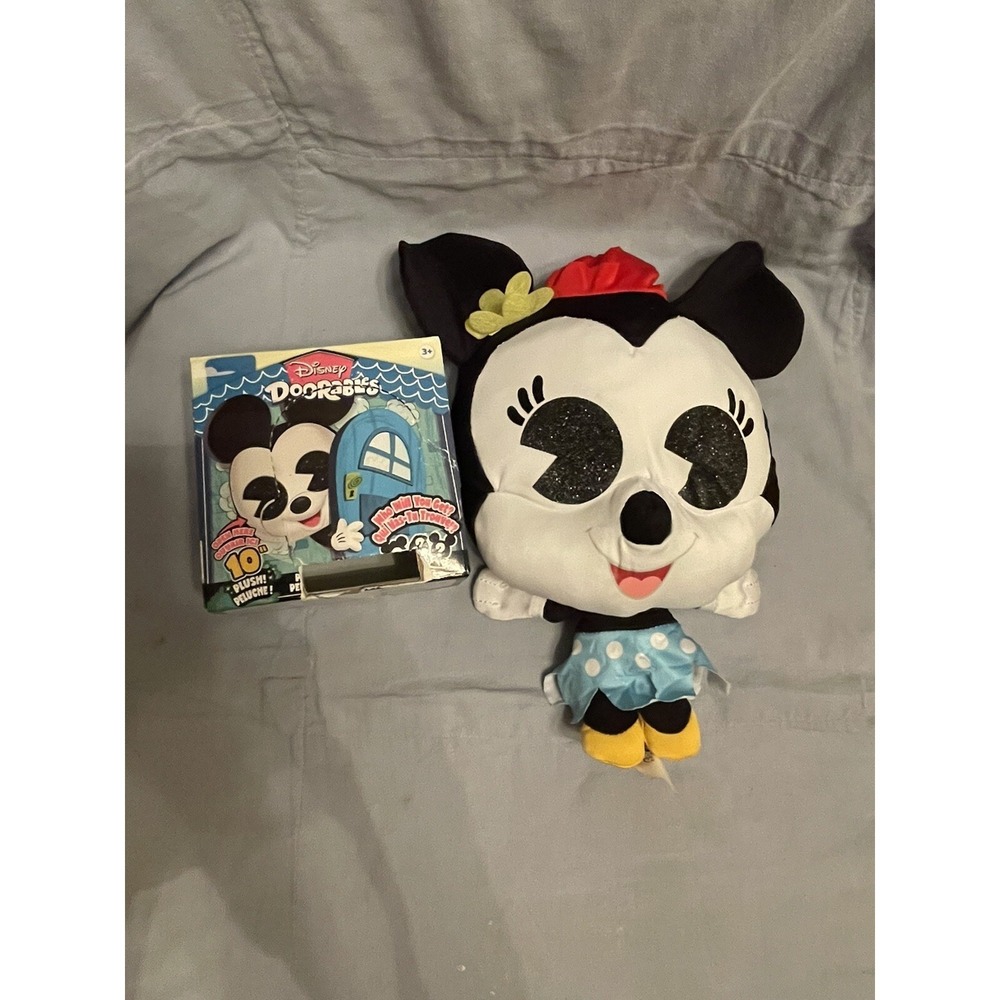 NEW Disney Doorables Puffables Mickey & Friends 10" Plush Toy -‎ Minnie Mouse